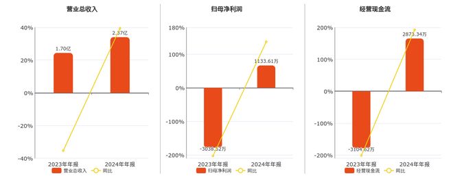 2024年年报净利润为113361万元新